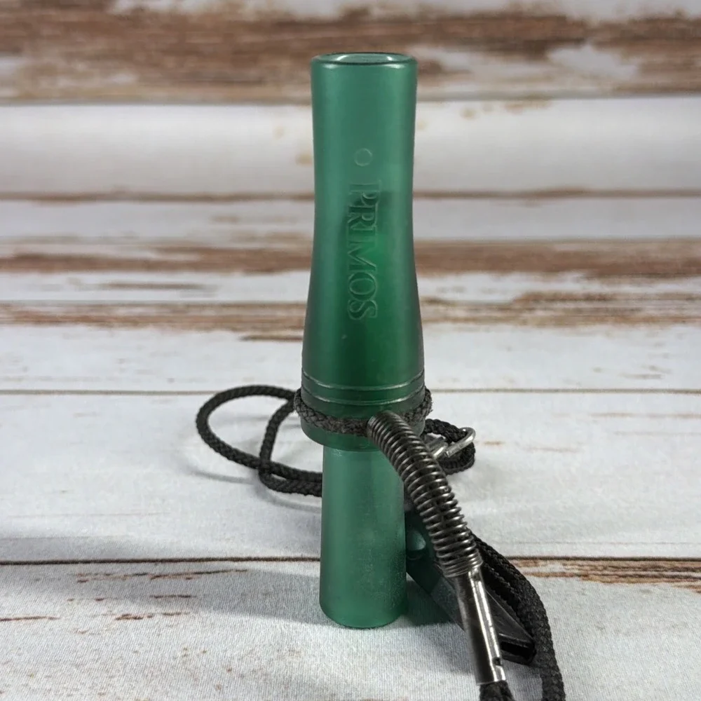Authentic Primos MOD 804 Pro Mallard Duck Call Green Polycarbonate Single Reed